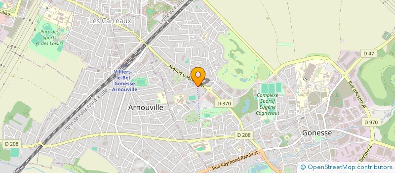 localisation de l'entreprise MONSIEUR MAO RAZANAJAO à GONESSE