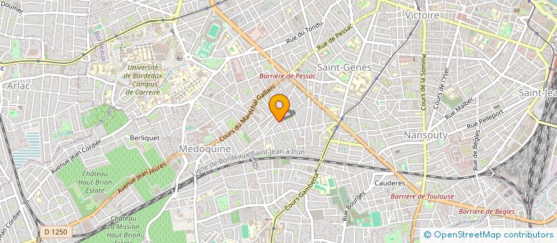 localisation de l'entreprise MONSIEUR MAOHI AIT-MESSAOUD  TALENCE