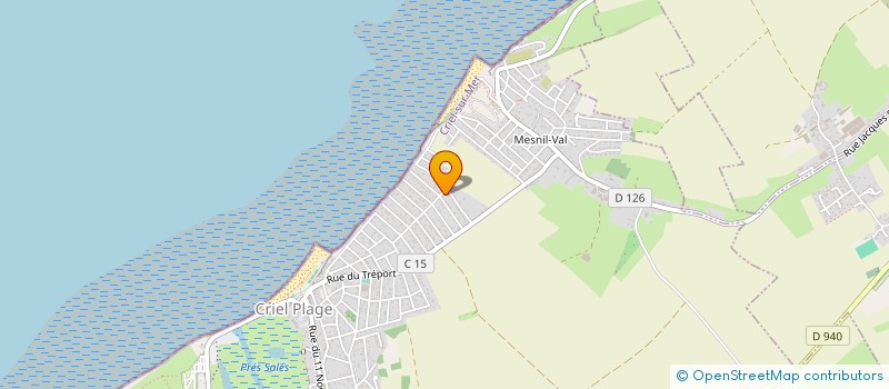 localisation de l'entreprise MONSIEUR MAONI DUPONT  CRIEL-SUR-MER