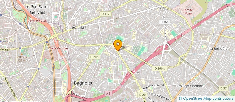 localisation de l'entreprise MONSIEUR MAOR ASSOULINE  BAGNOLET