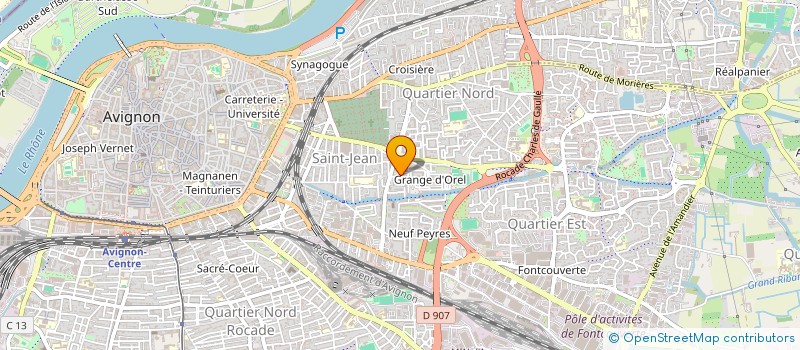 localisation de l'entreprise MONSIEUR MAOULOUD BODROUZ  AVIGNON