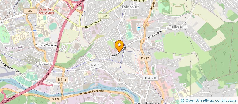 localisation de l'entreprise MONSIEUR MAPATHE DIOP  AUDINCOURT