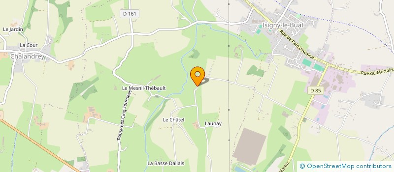 localisation de l'entreprise MONSIEUR MAR BESNARD  ISIGNY-LE-BUAT