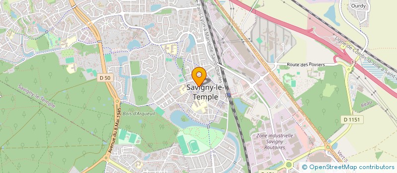 localisation de l'entreprise MONSIEUR MARA BAH  SAVIGNY-LE-TEMPLE