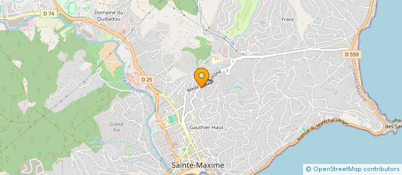 localisation de l'entreprise MONSIEUR MARC ABECASSIS à SAINTE-MAXIME