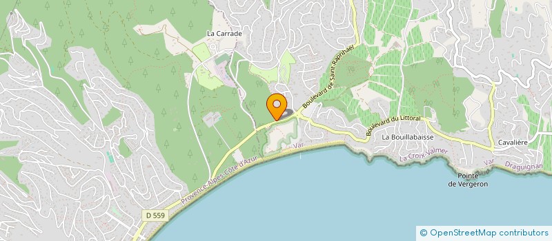 localisation de l'entreprise MONSIEUR MARC ABELA  LA CROIX-VALMER