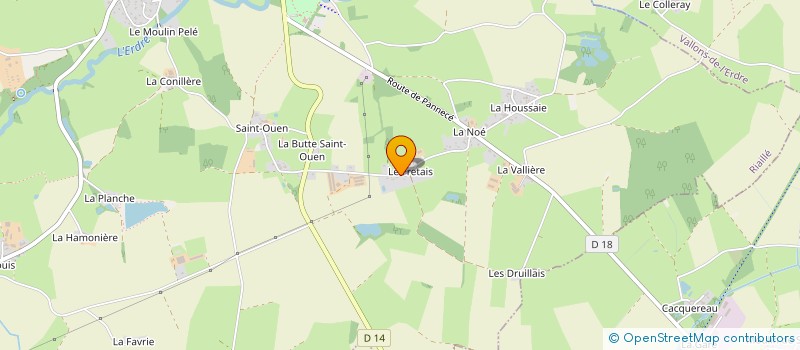 localisation de l'entreprise MONSIEUR MARC ABRAHAM  TRANS-SUR-ERDRE