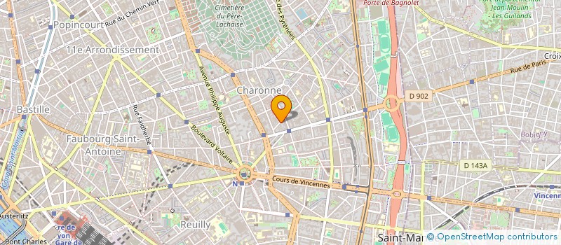 localisation de l'entreprise MONSIEUR MARC ACHACHE à PARIS