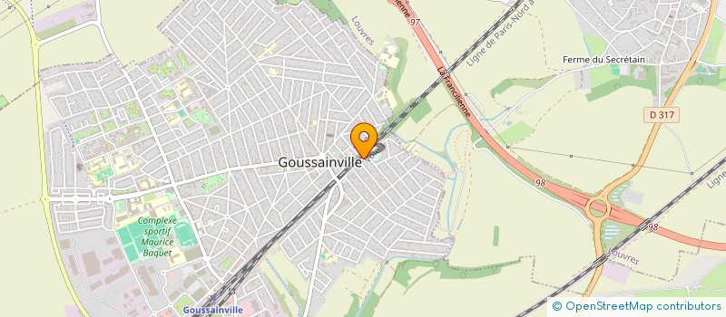 localisation de l'entreprise MONSIEUR MARC ADIKTI  GOUSSAINVILLE