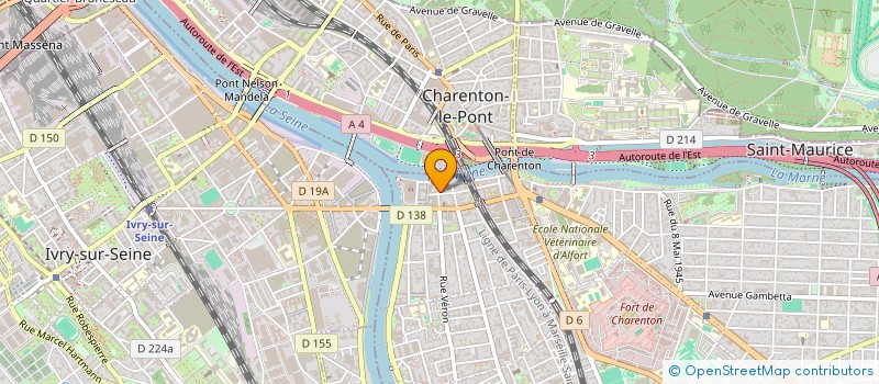 localisation de l'entreprise MONSIEUR MARC ADRIANI à ALFORTVILLE