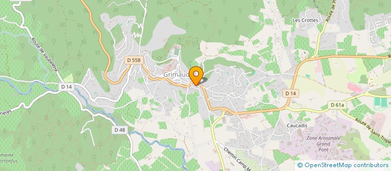 localisation de l'entreprise MONSIEUR MARC AGOSTINI  GRIMAUD