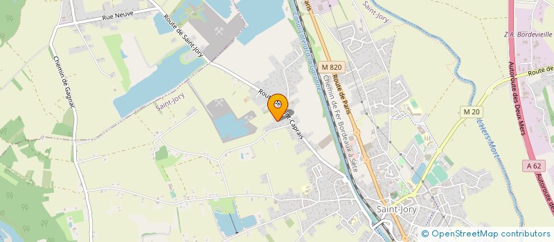 localisation de l'entreprise MONSIEUR MARC AGUGGIARO  SAINT-JORY