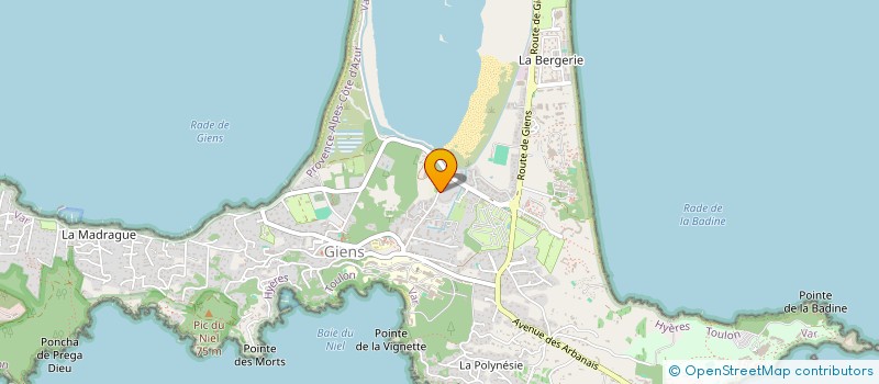 localisation de l'entreprise MONSIEUR MARC AGUILERA à HYERES