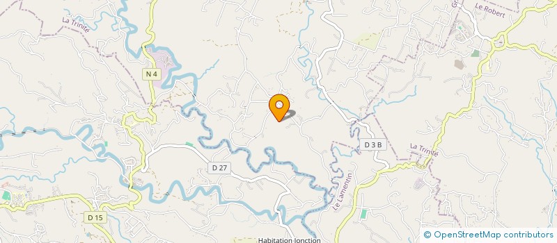 localisation de l'entreprise MONSIEUR MARC AIME BICTOLY  GROS-MORNE