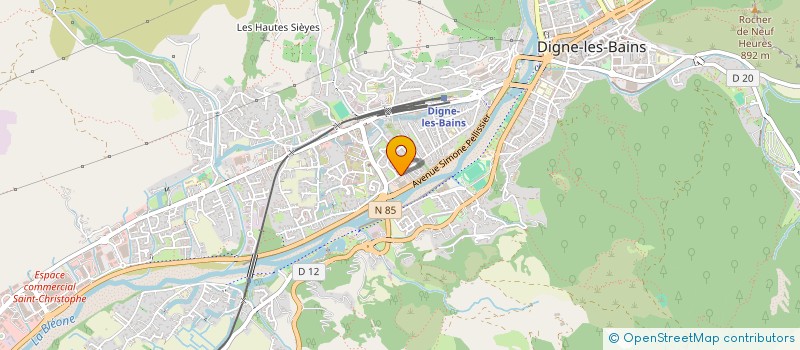 localisation de l'entreprise MONSIEUR MARC ALBERGANTI à DIGNE-LES-BAINS