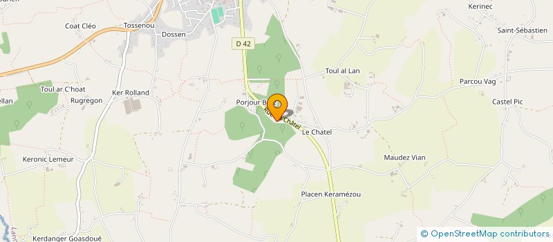 localisation de l'entreprise MONSIEUR MARC ALBERT  PLESTIN-LES-GREVES