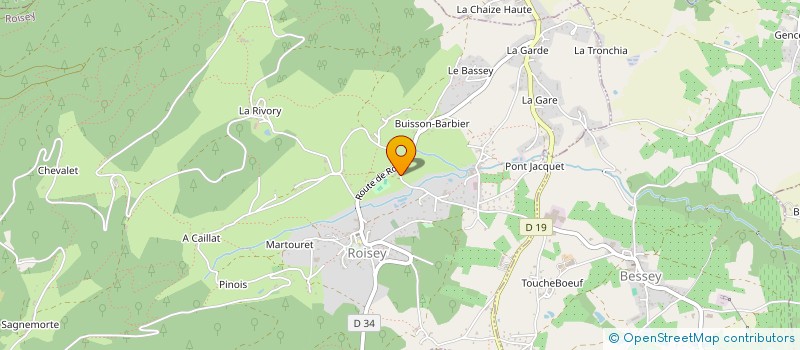 localisation de l'entreprise MONSIEUR MARC ALDHUI à ROISEY