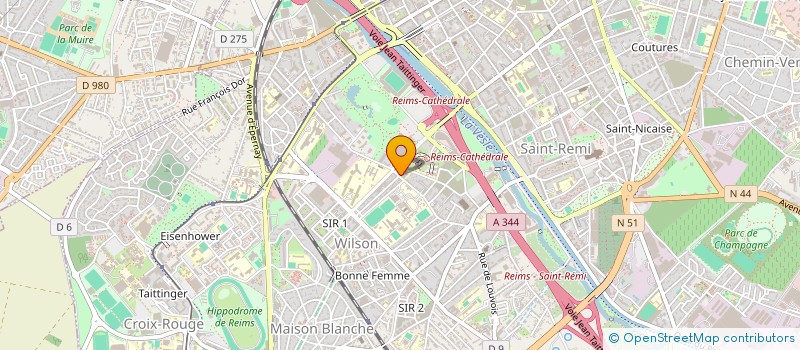 localisation de l'entreprise MONSIEUR MARC ALEXANDRE KRIKORIAN  REIMS