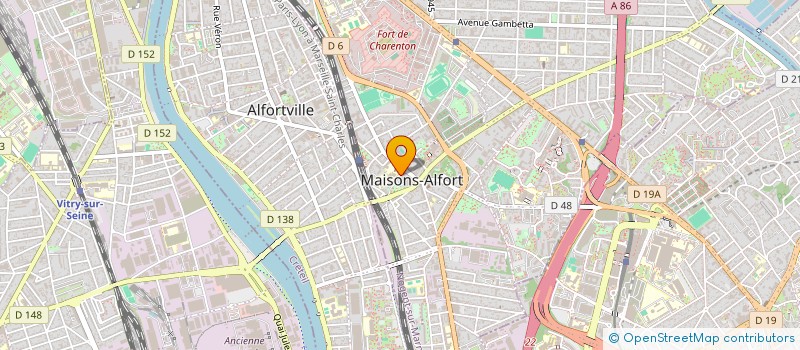 localisation de l'entreprise MONSIEUR MARC ALFON  MAISONS-ALFORT