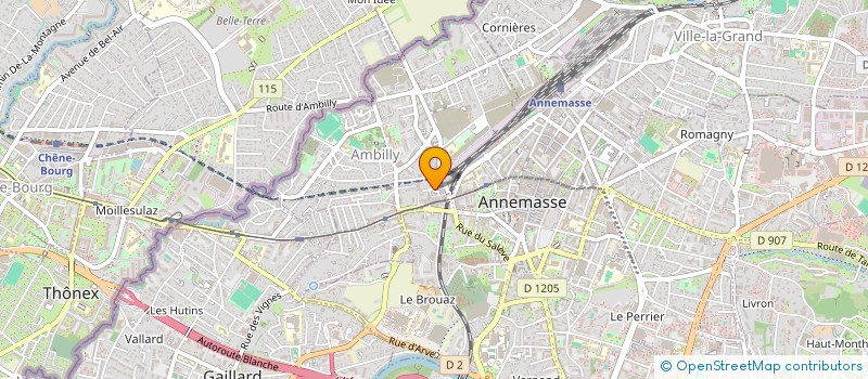 localisation de l'entreprise MONSIEUR MARC ALLAIN  AMBILLY