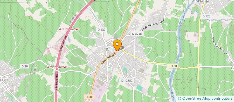 localisation de l'entreprise MONSIEUR MARC ALLIAUME  PAULHAN