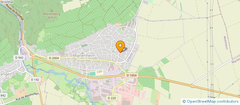 localisation de l'entreprise MONSIEUR MARC ALVAREZ LOPEZ  WILLGOTTHEIM