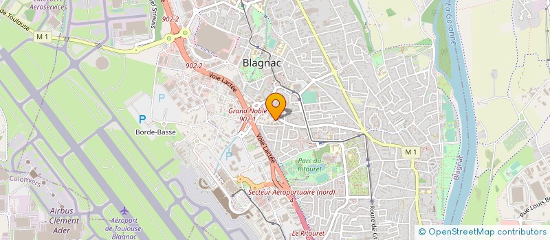 localisation de l'entreprise MONSIEUR MARC ALZIEU à BLAGNAC