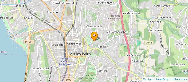 localisation de l'entreprise MONSIEUR MARC ANDRE à AIX-LES-BAINS