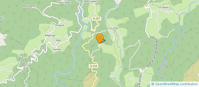 localisation de l'entreprise MONSIEUR MARC ANDRE  LANAS