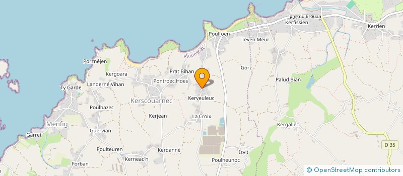 localisation de l'entreprise MONSIEUR MARC ANDRE  PLOUESCAT