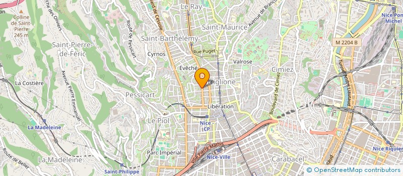 localisation de l'entreprise MONSIEUR MARC-ANDRE BRIZI à NICE
