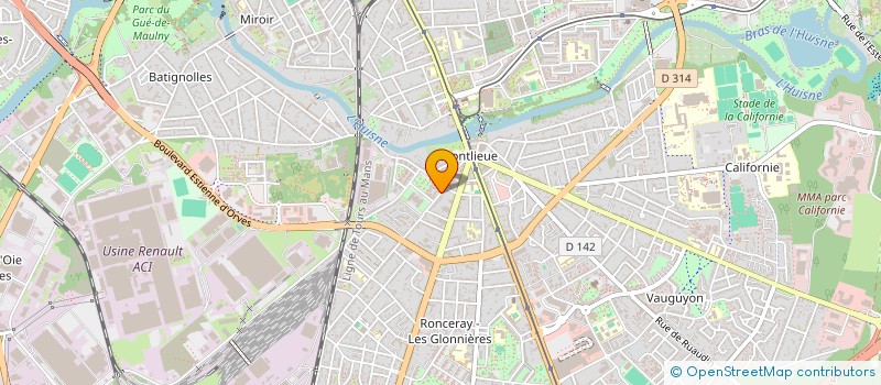 localisation de l'entreprise MONSIEUR MARC-ANDRE JUFRE à LE MANS