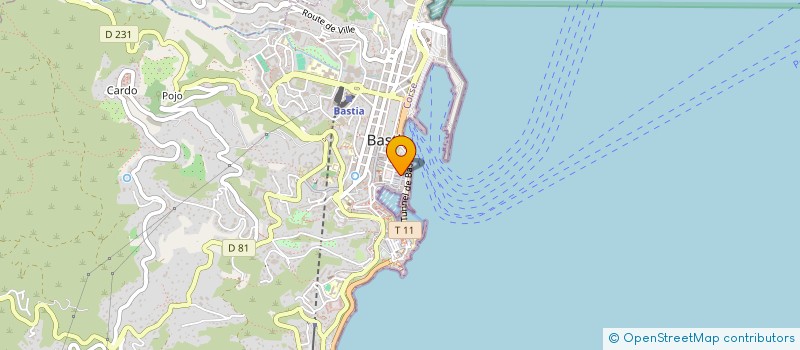 localisation de l'entreprise MONSIEUR MARC ANDRE MARCANTONI à BASTIA