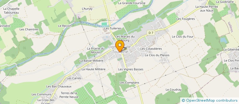 localisation de l'entreprise MONSIEUR MARC ANDRE MARCEL GATINEAU à LIGNIERES-DE-TOURAINE