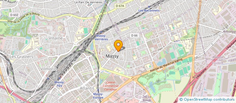 localisation de l'entreprise MONSIEUR MARC-ANDRE RANGUIN  MASSY