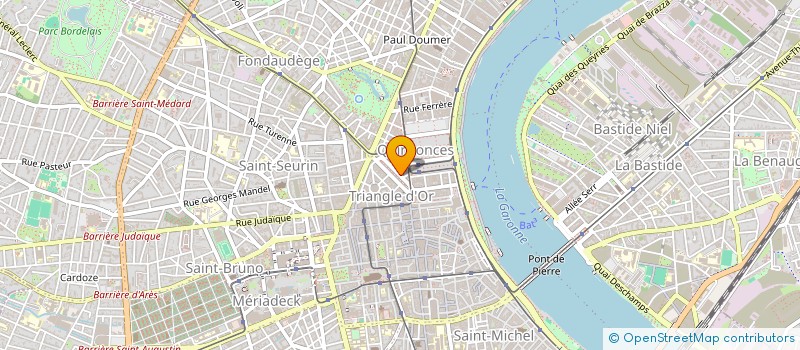 localisation de l'entreprise MONSIEUR MARC ANDRE RAYNAUD  BORDEAUX