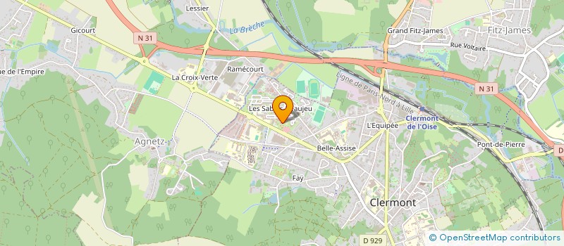 localisation de l'entreprise MONSIEUR MARC-ANDRE SIMON à CLERMONT