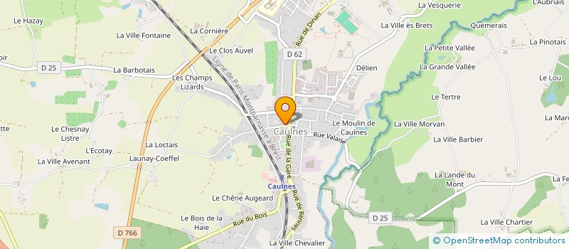 localisation de l'entreprise MONSIEUR MARC-ANDRE SURRE  CAULNES