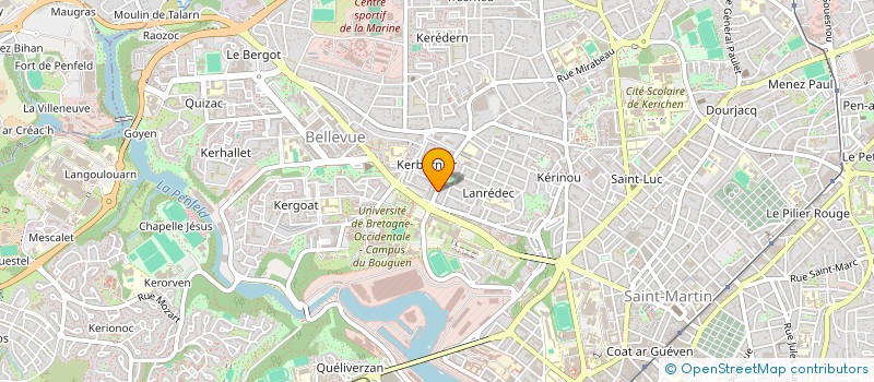 localisation de l'entreprise MONSIEUR MARC-ANDRE TRAN à BREST
