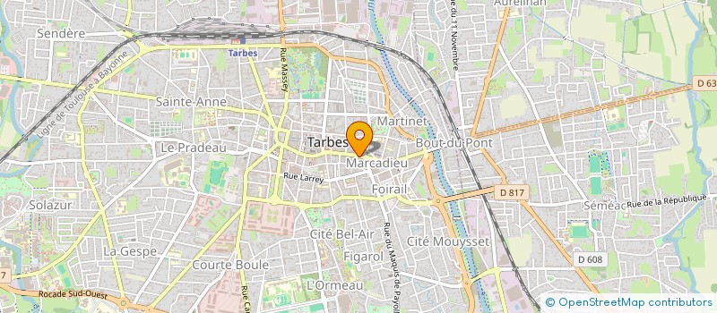 localisation de l'entreprise MONSIEUR MARC ANDRES  TARBES