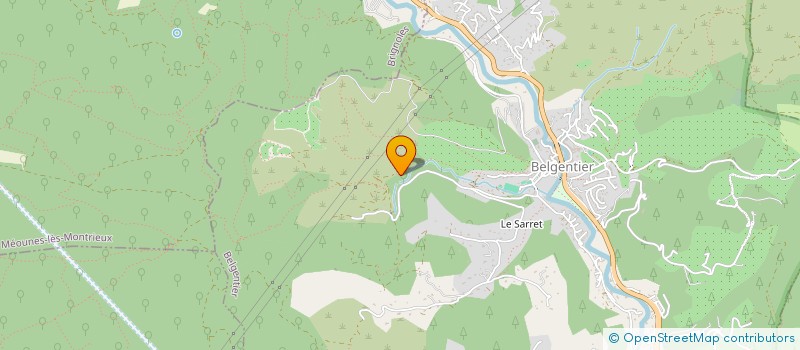 localisation de l'entreprise MONSIEUR MARC ANDREU  BELGENTIER