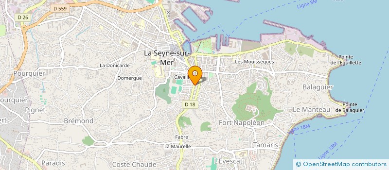 localisation de l'entreprise MONSIEUR MARC ANDREU à LA SEYNE-SUR-MER