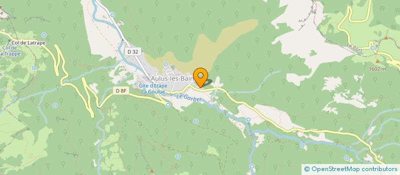localisation de l'entreprise MONSIEUR MARC ANE DIT CONTE à AULUS-LES-BAINS