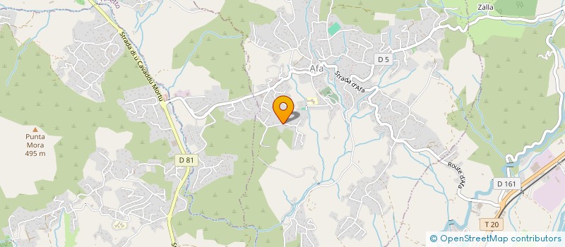 localisation de l'entreprise MONSIEUR MARC-ANGE TALLARICO AURAME  AFA