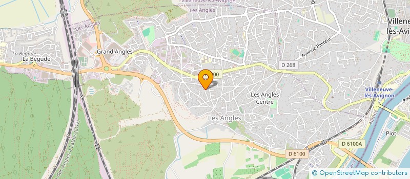 localisation de l'entreprise MONSIEUR MARC ANGELI  LES ANGLES