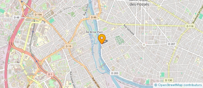 localisation de l'entreprise MONSIEUR MARC ANNASSAMY  SAINT-MAUR-DES-FOSSES