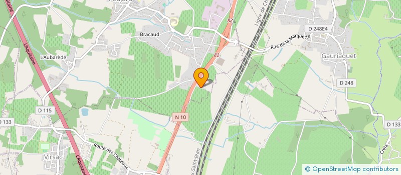 localisation de l'entreprise MONSIEUR MARC-ANTHOINE ANSIDEI  PEUJARD