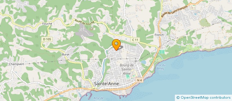 localisation de l'entreprise MONSIEUR MARC-ANTHONY LETIN  SAINTE-ANNE