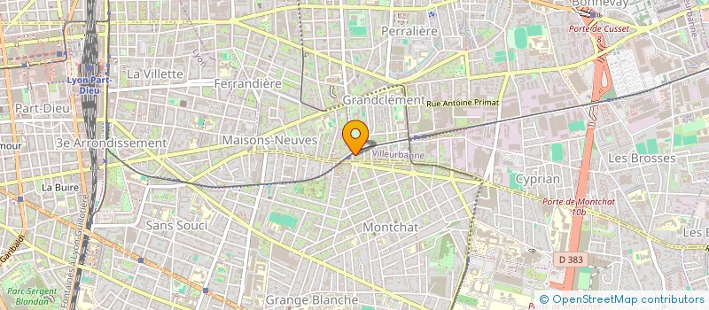 localisation de l'entreprise MONSIEUR MARC ANTIGNY  VILLEURBANNE