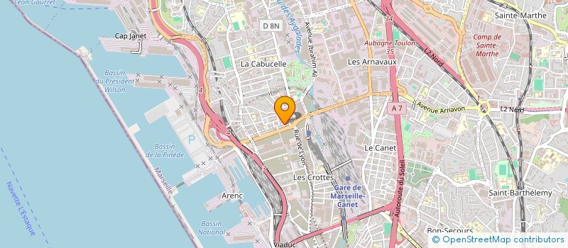localisation de l'entreprise MONSIEUR MARC-ANTOINE BARTOLI à MARSEILLE